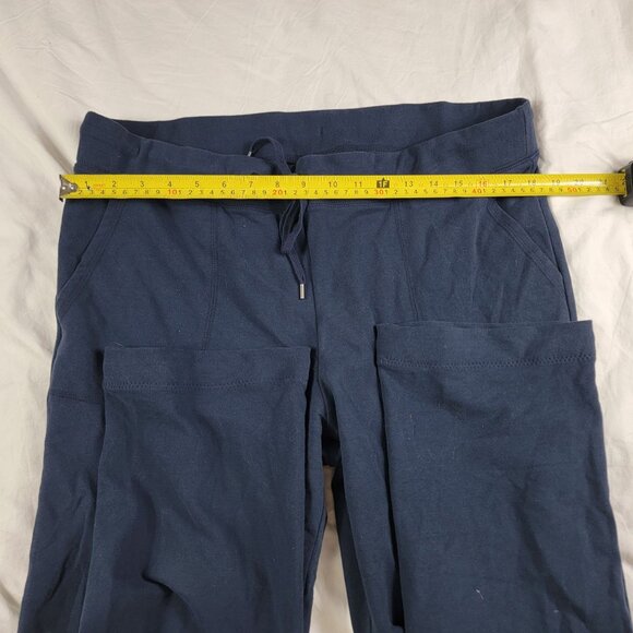 LL Bean Mens Large Blue Sweatpants Winter Warm Casual Outdoors Loungewear - Picture 8 of 11